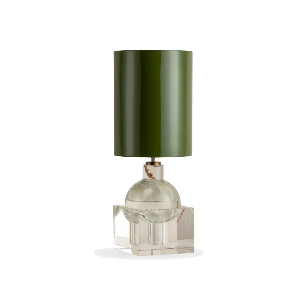 Lights & Lamps x Elle Decoration Edition 1.4 & Edition 1.7 Table Lamp, Clear/Green – image 1