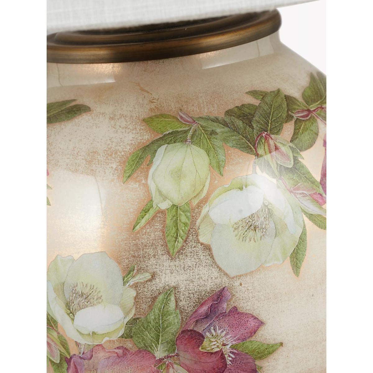 Jenny Worrall Hellebore Glass Lamp Base, Medium, Natural, H34.5cm – image 2