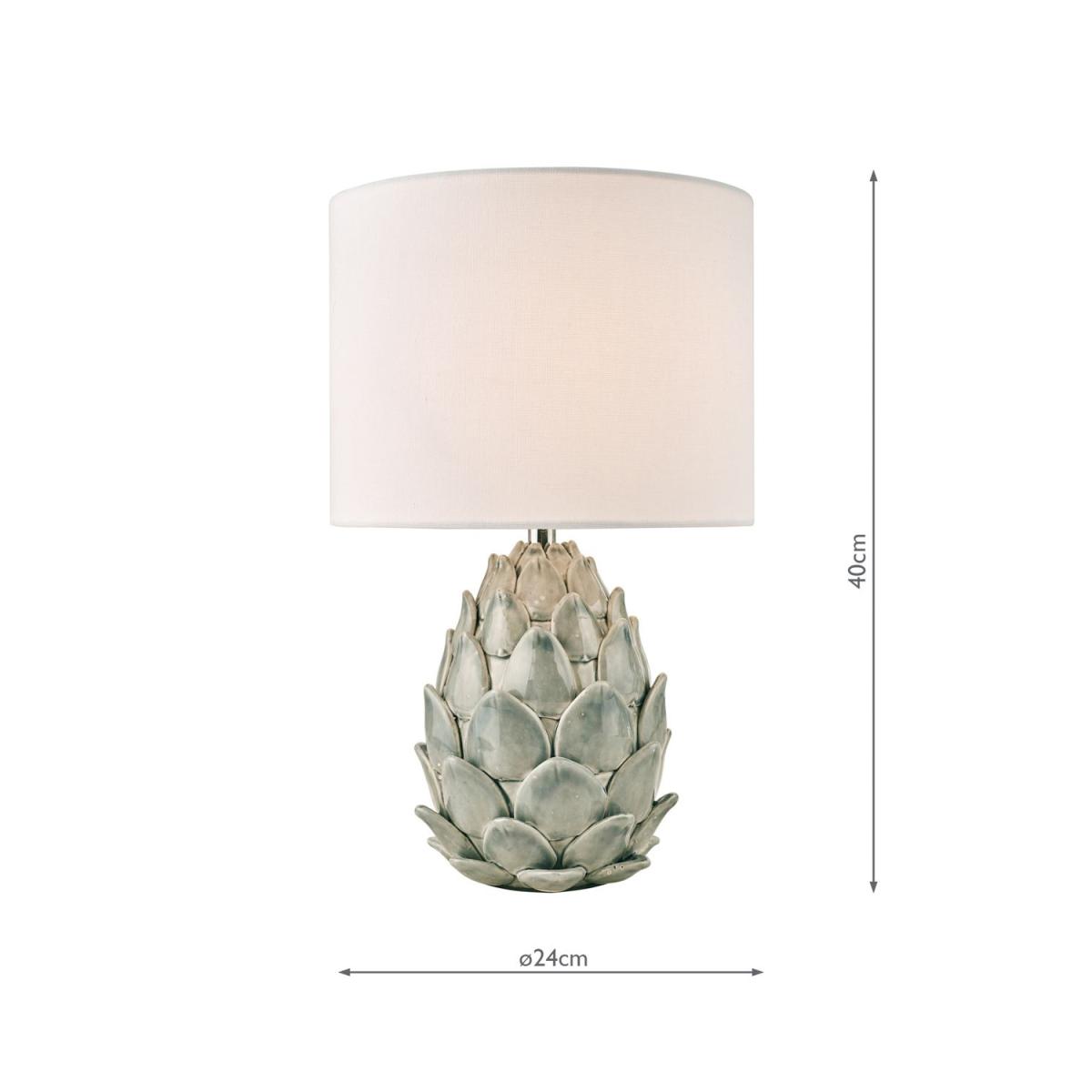 Laura Ashley Gresford Ceramic Table Lamp, Blue – image 4