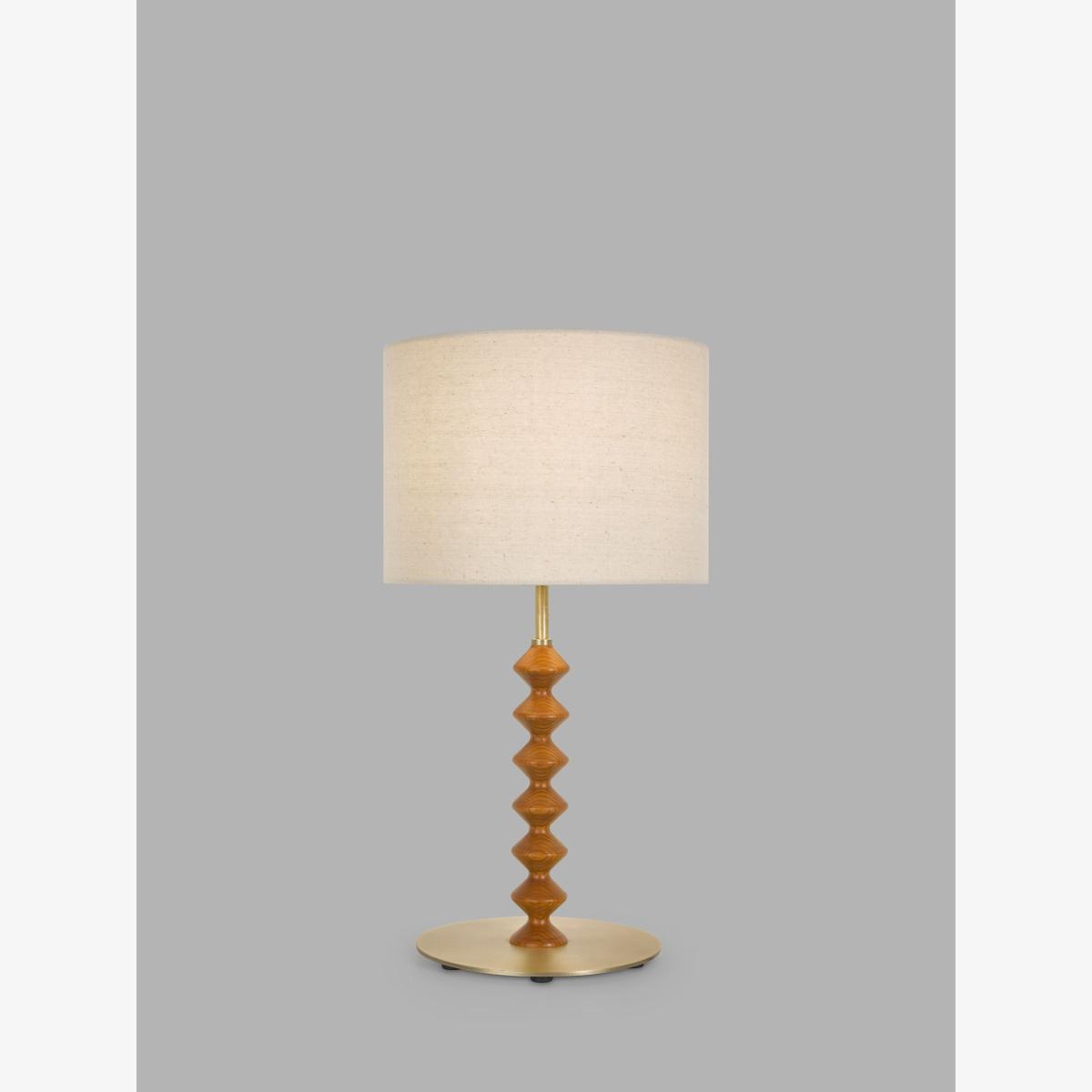 Swoon Franklin Table Lamp, Antique Brass/Walnut Stained Ash – image 1