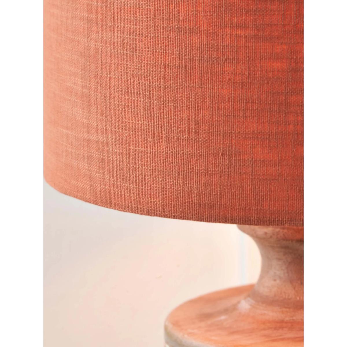 Pacific Lifestyle Kingsbury Curved Wooden Small Table Lamp, White Wash – image 5