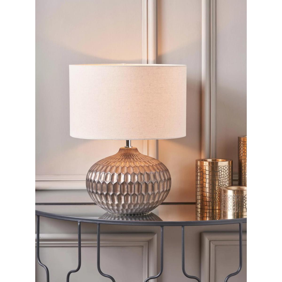 Pacific Lifestyle Cassius Bronze Ceramic Table Lamp, Metallic Brown – image 3