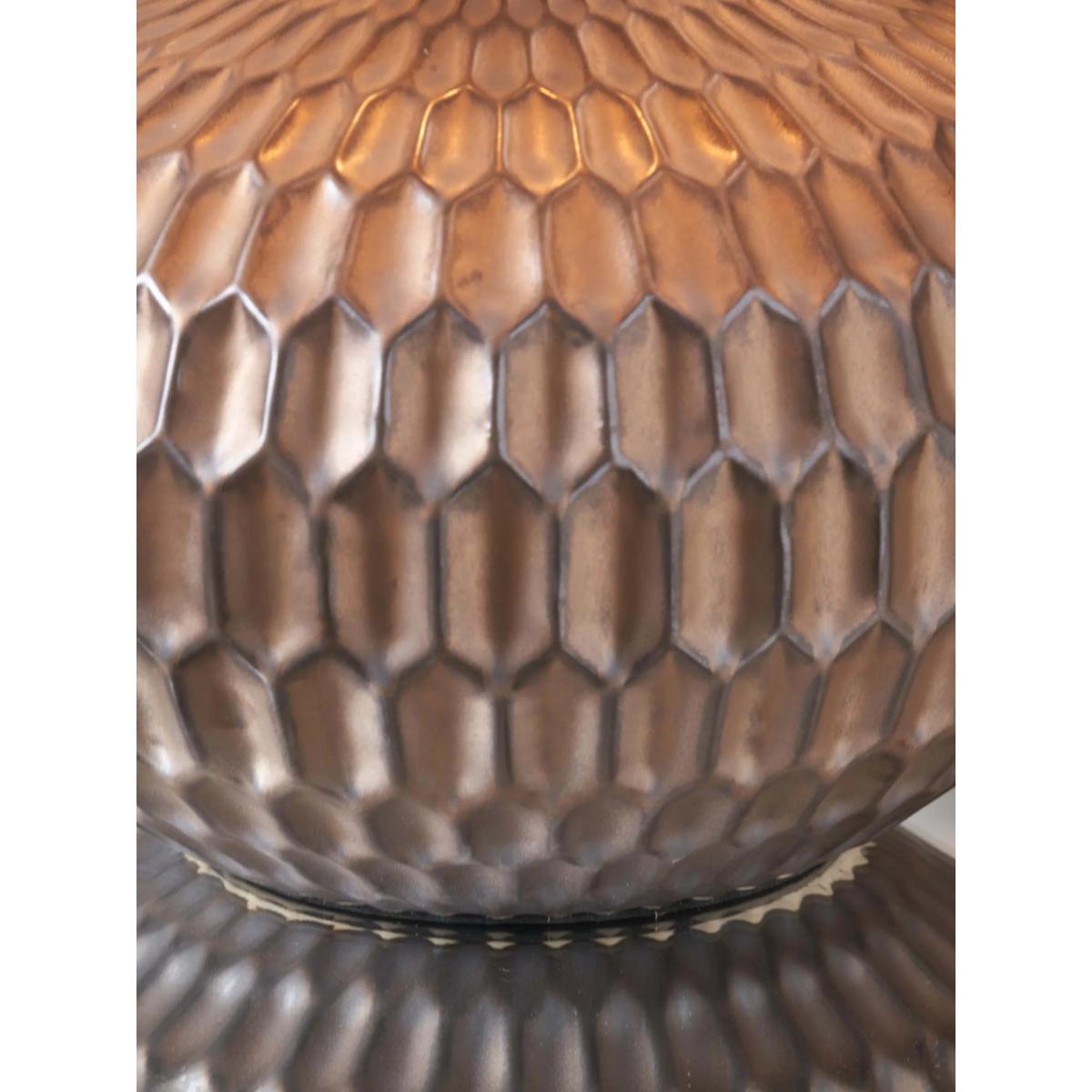 Pacific Lifestyle Cassius Bronze Ceramic Table Lamp, Metallic Brown – image 6
