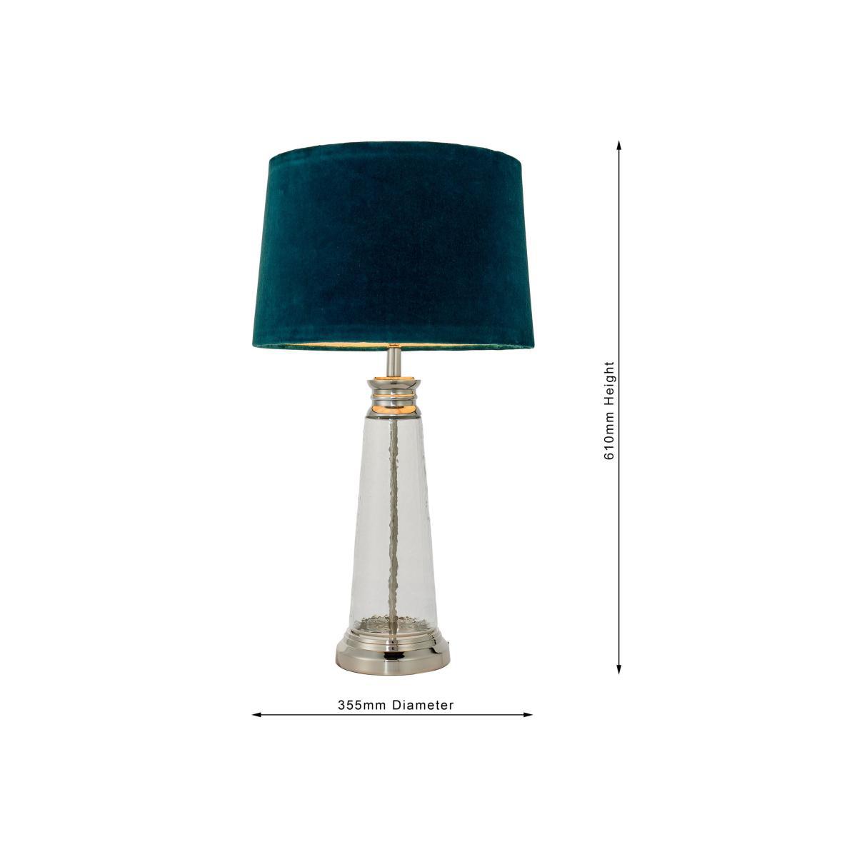 Bay Lighting Sienna Glass Table Lamp, Clear – image 4