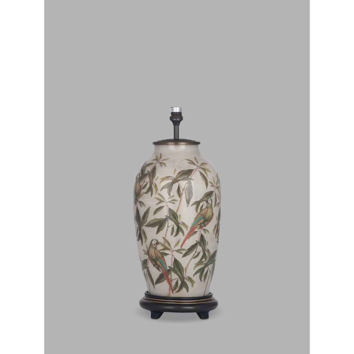 Jenny Worrall Parrot Glass Lamp Base, Tall, Natural, H47.5cm – image 1