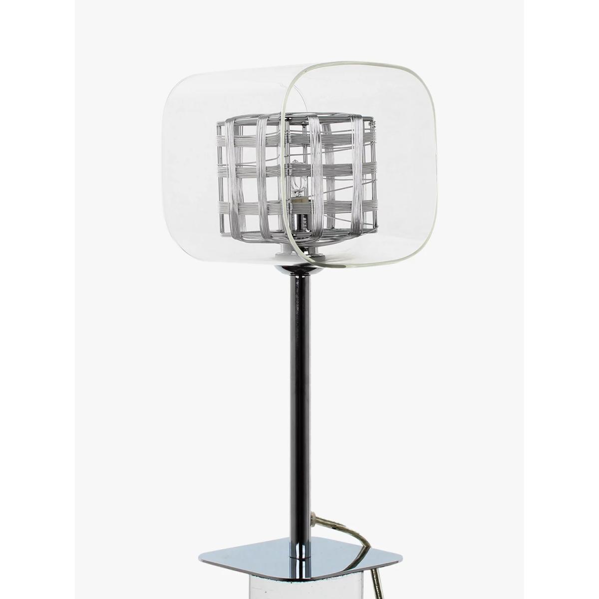 Impex Avignon Glass Cube Table Lamp – image 2