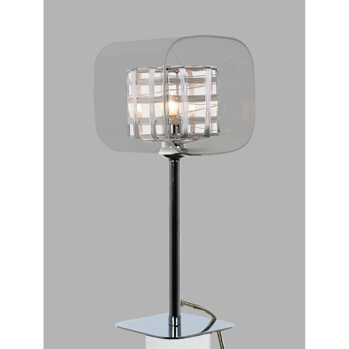 Impex Avignon Glass Cube Table Lamp – image 1