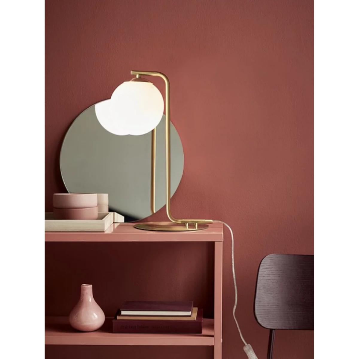 Nordlux Grant Table Lamp, White/Brass – image 2