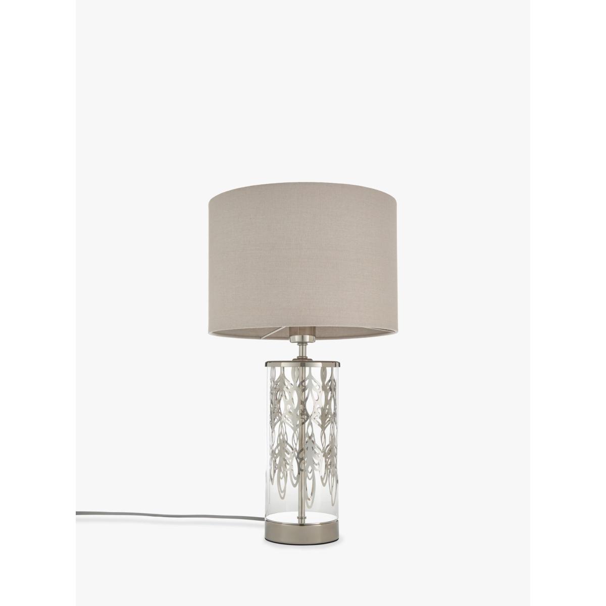 John Lewis Peony Table Lamp, Nickel – image 2