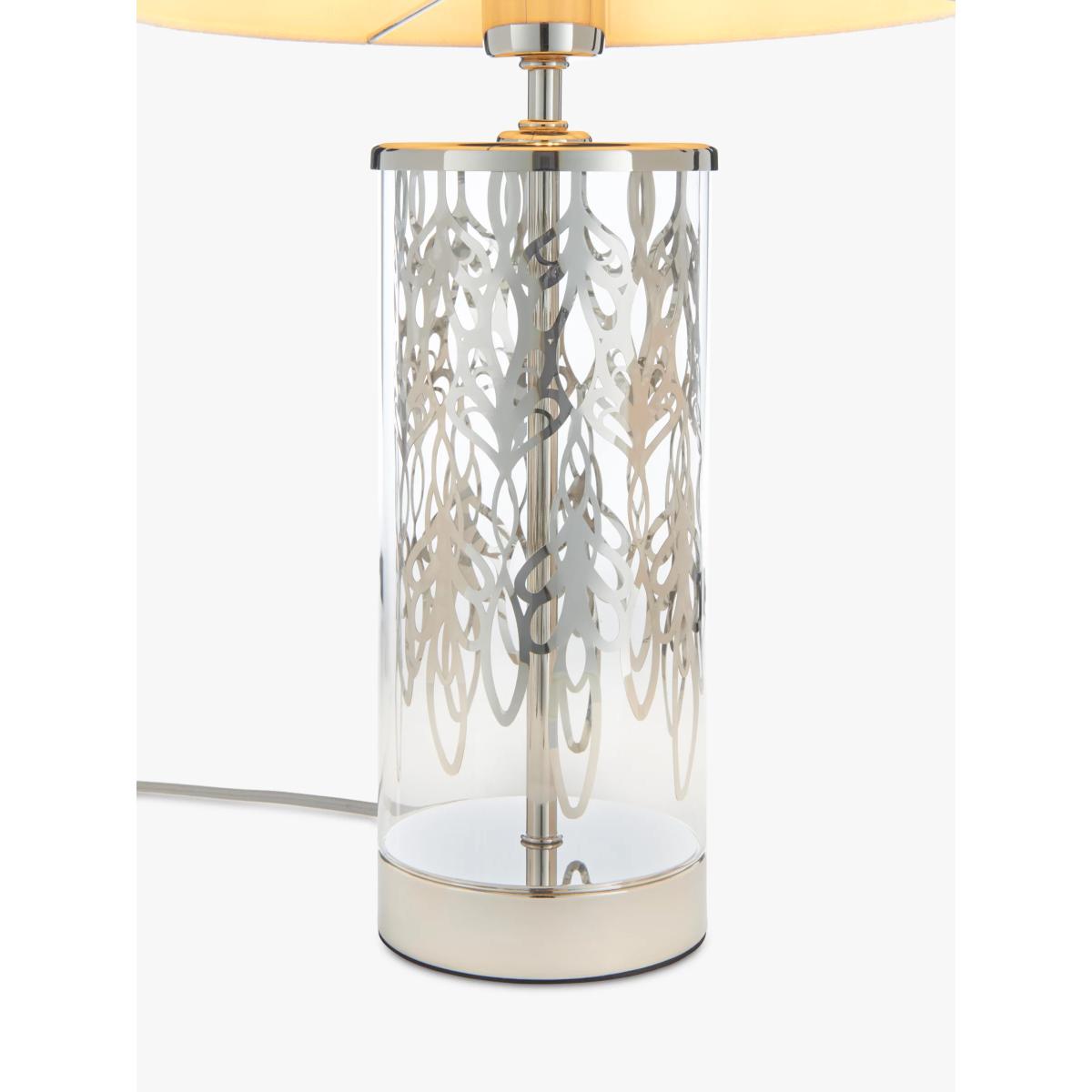 John Lewis Peony Table Lamp, Nickel – image 3