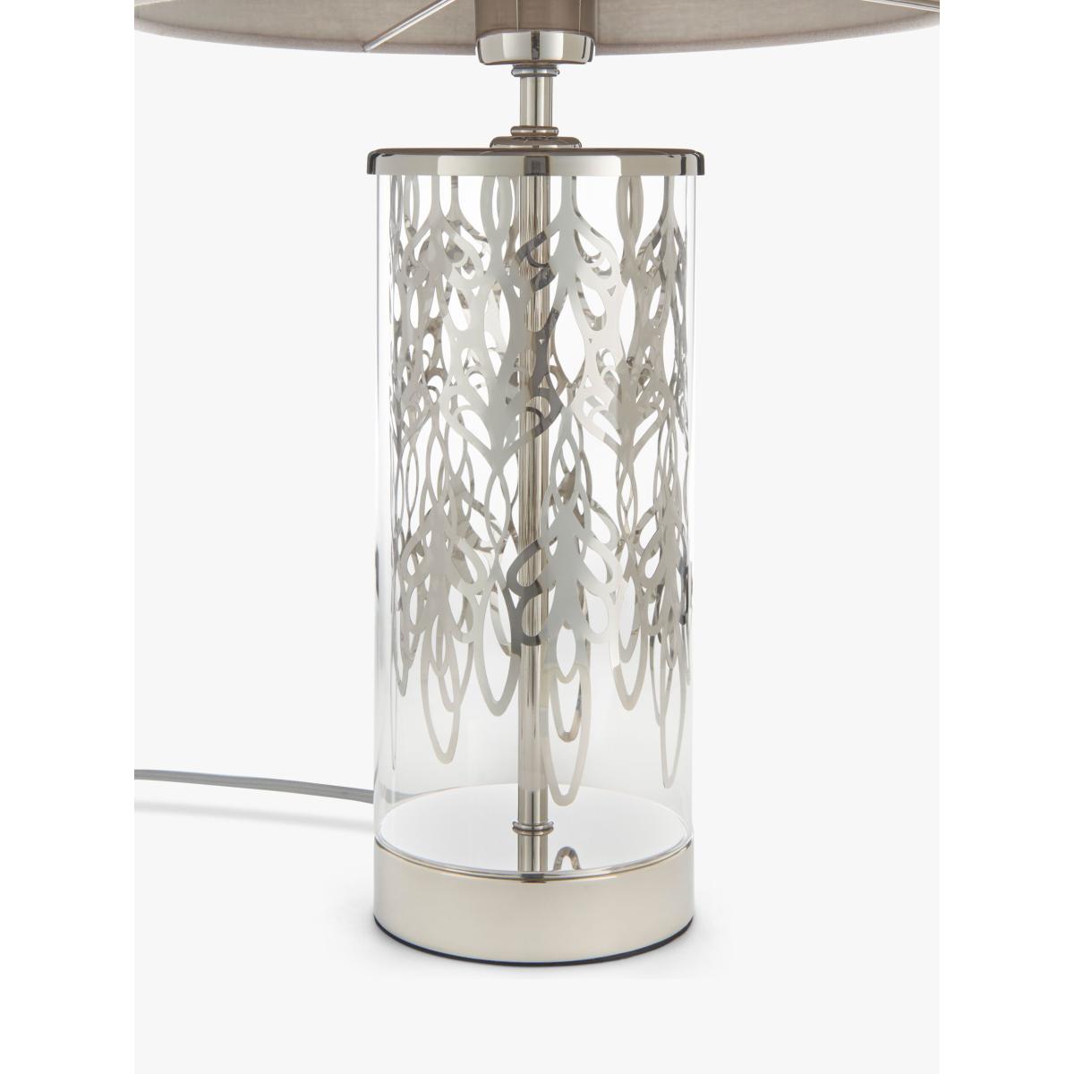 John Lewis Peony Table Lamp, Nickel – image 4