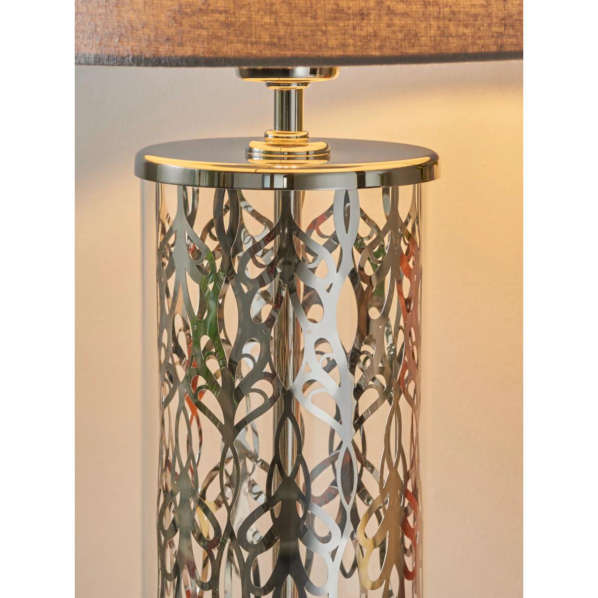 John Lewis Peony Table Lamp, Nickel – image 5