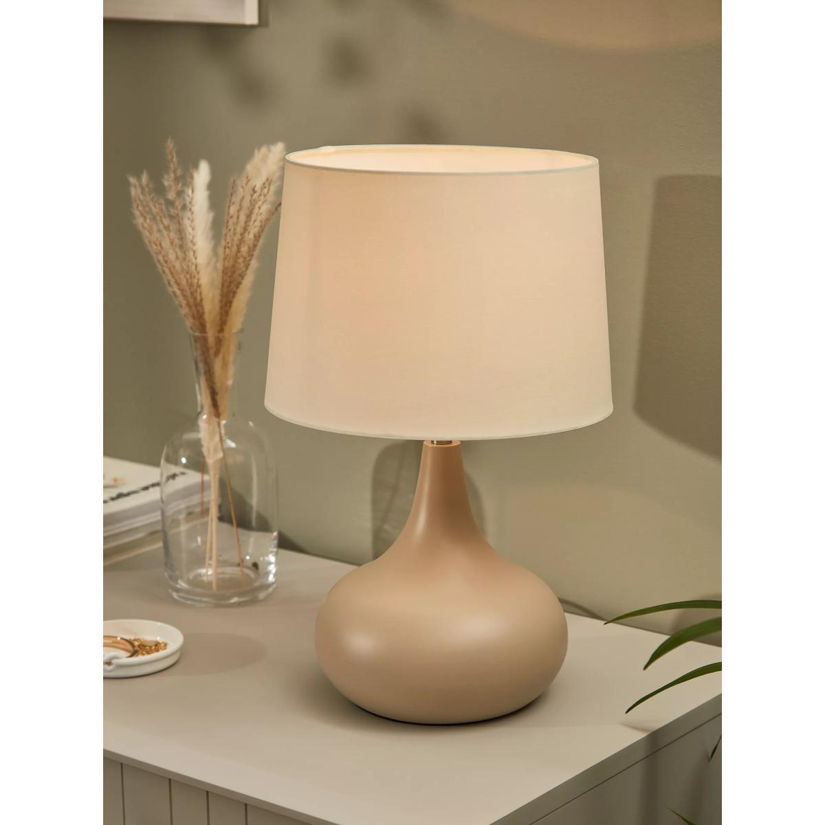 John Lewis & Partners Laura Touch Lamp, Putty – image 2