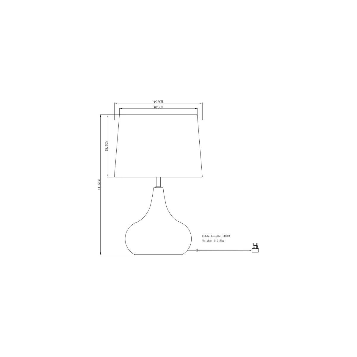John Lewis & Partners Laura Touch Lamp, Putty – image 5