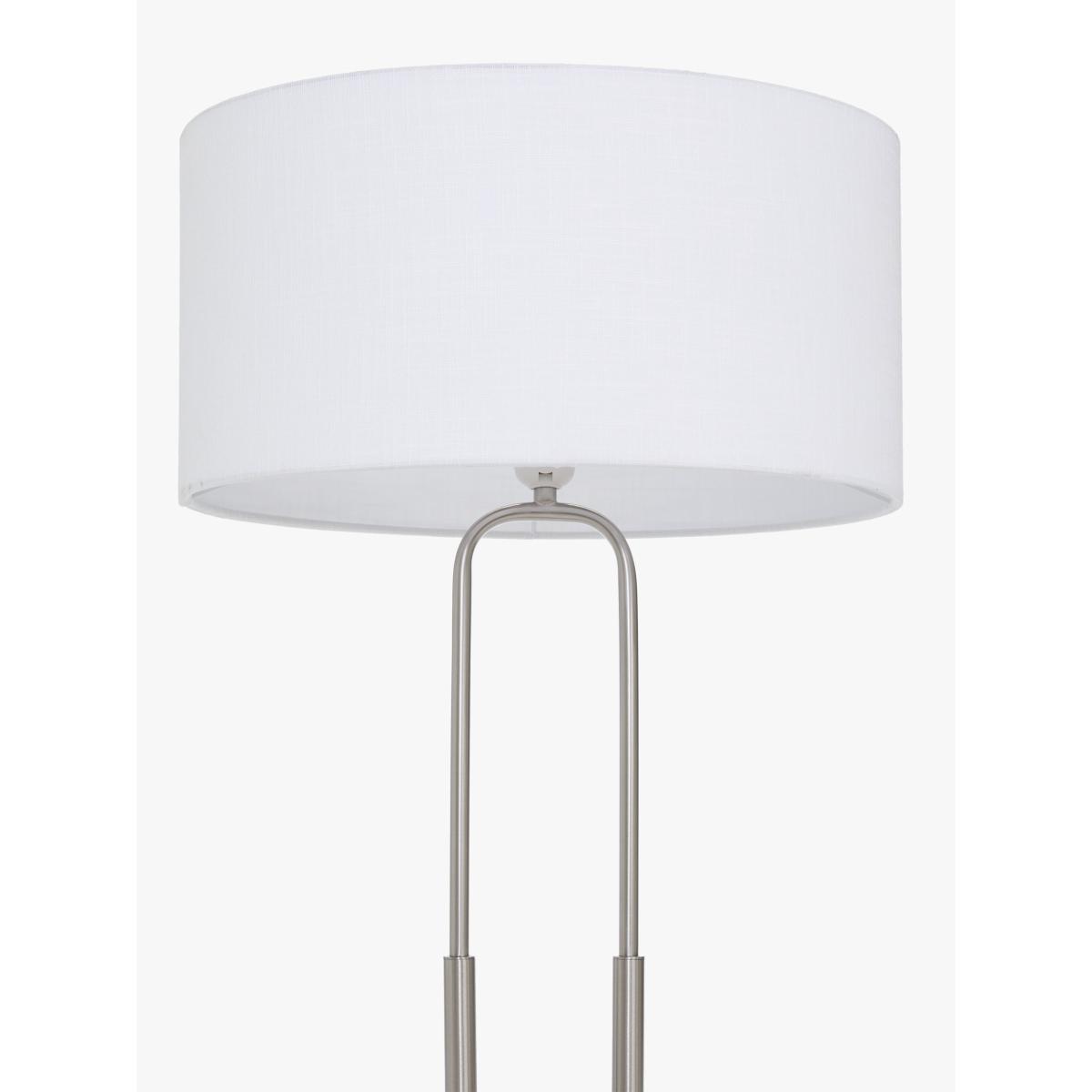 John Lewis Duet Table Lamp, Brushed Steel – image 4