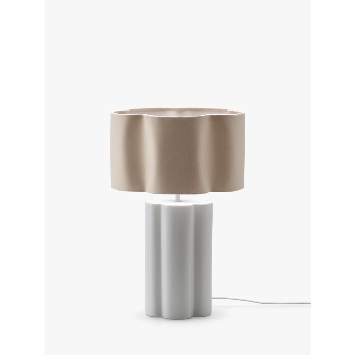 houseof Flower Ceramic Table Lamp, White – image 2