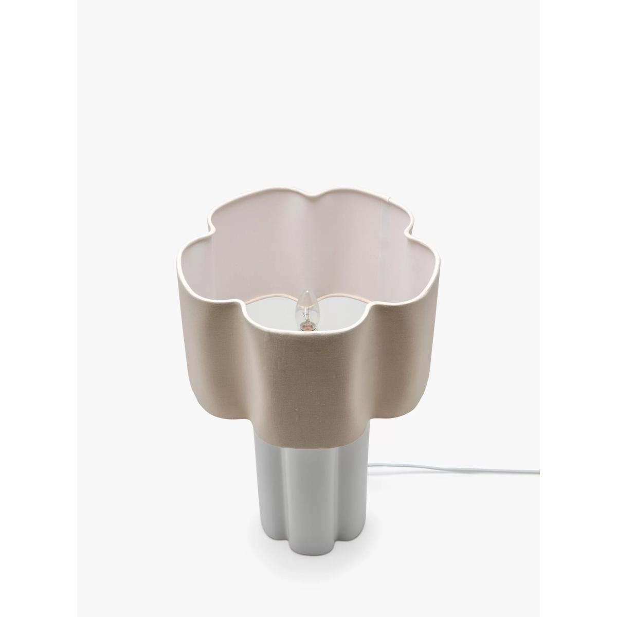 houseof Flower Ceramic Table Lamp, White – image 3