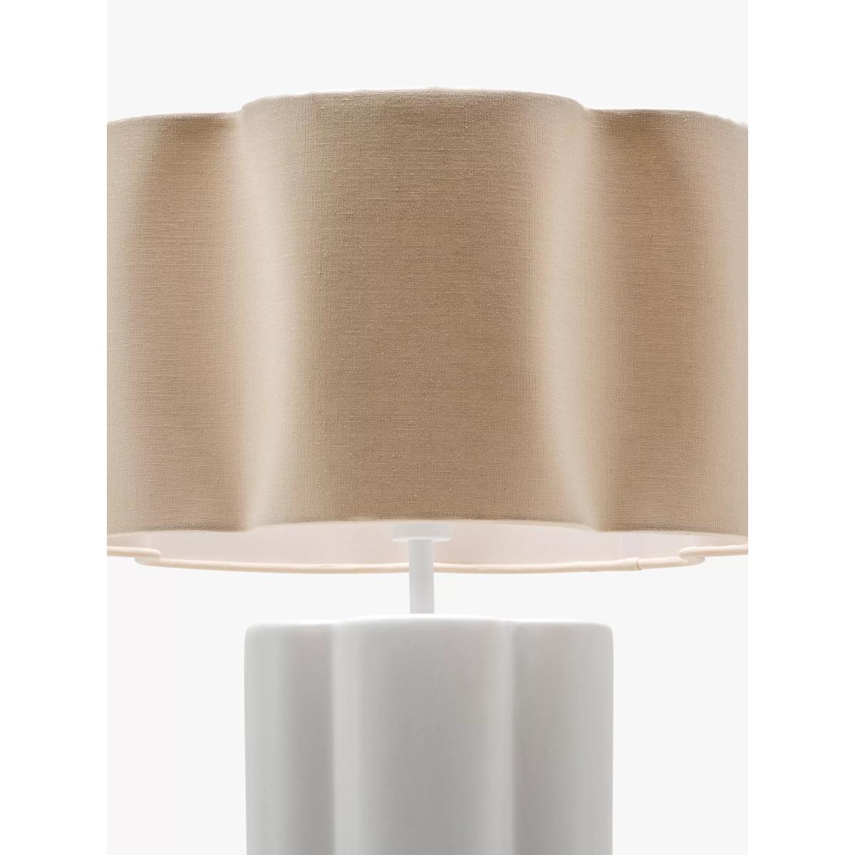 houseof Flower Ceramic Table Lamp, White – image 4