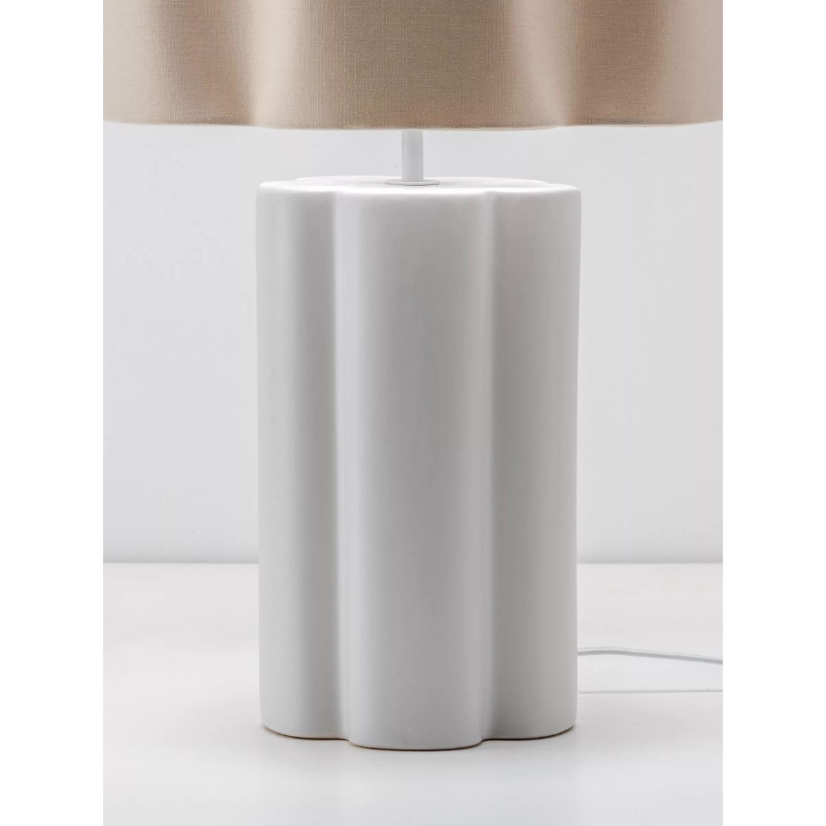 houseof Flower Ceramic Table Lamp, White – image 5