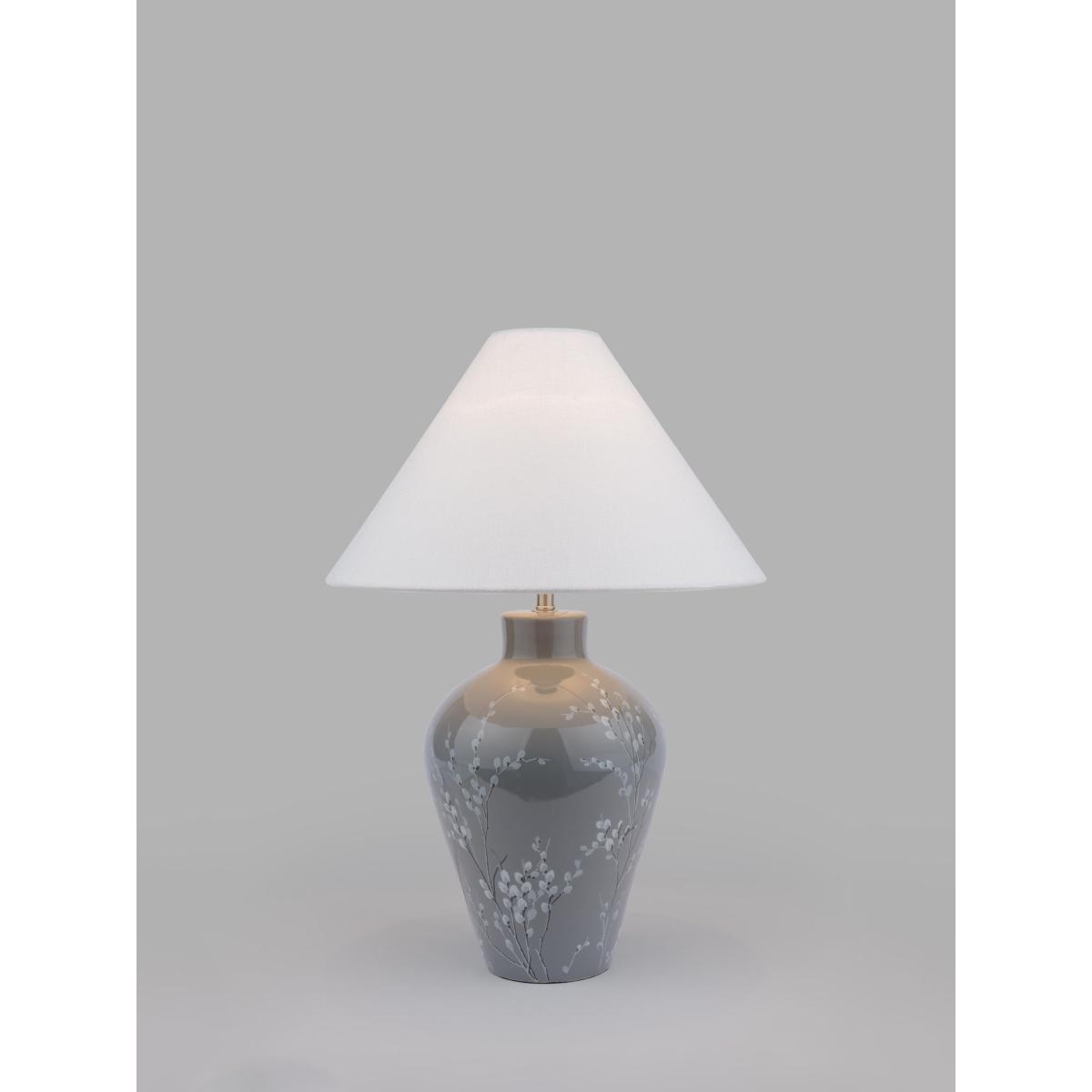 Laura Ashley Pussywillow Ceramic Table Lamp, Grey – image 3