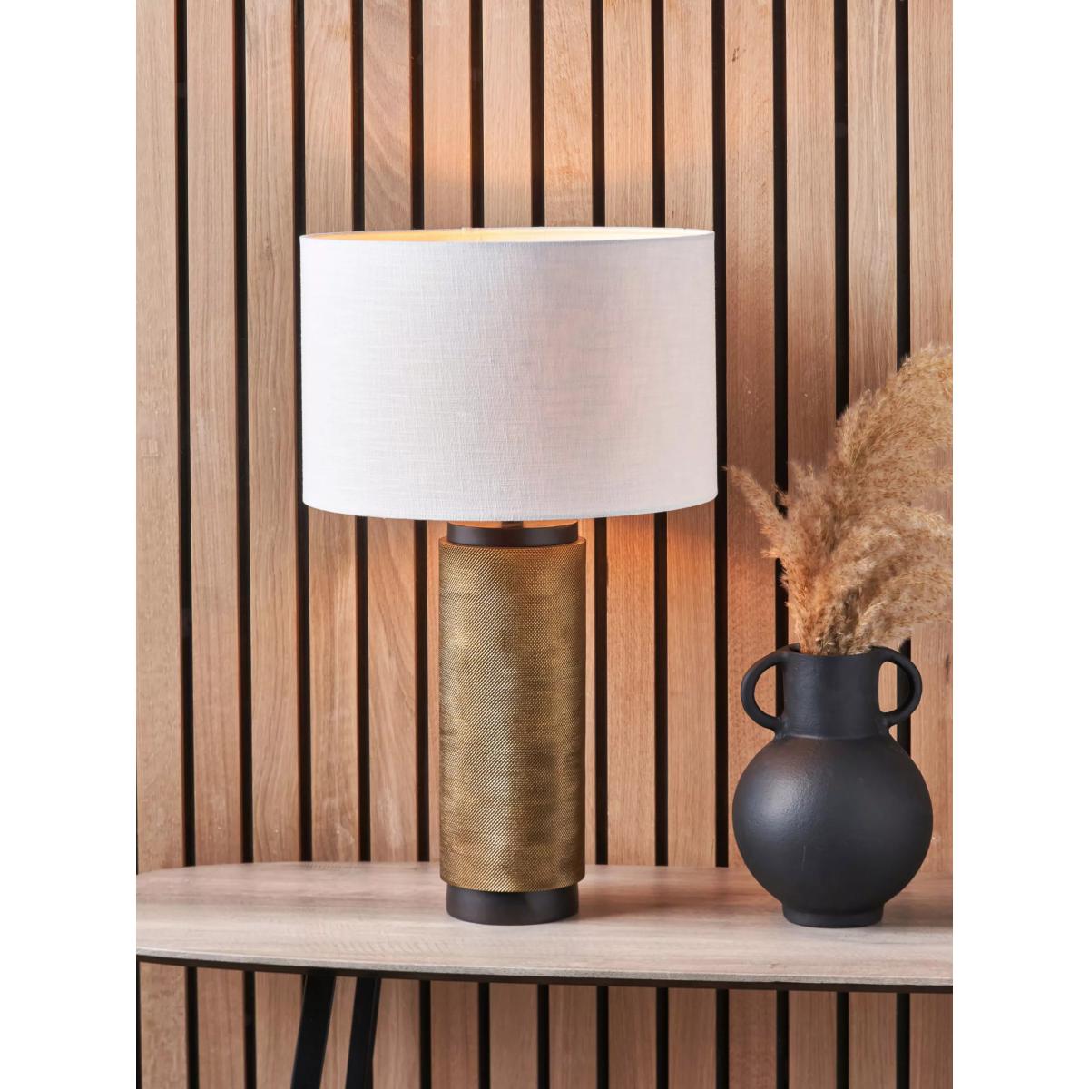 Pacific Lifestyle Aurelio Table Lamp, Black/Brass – image 2