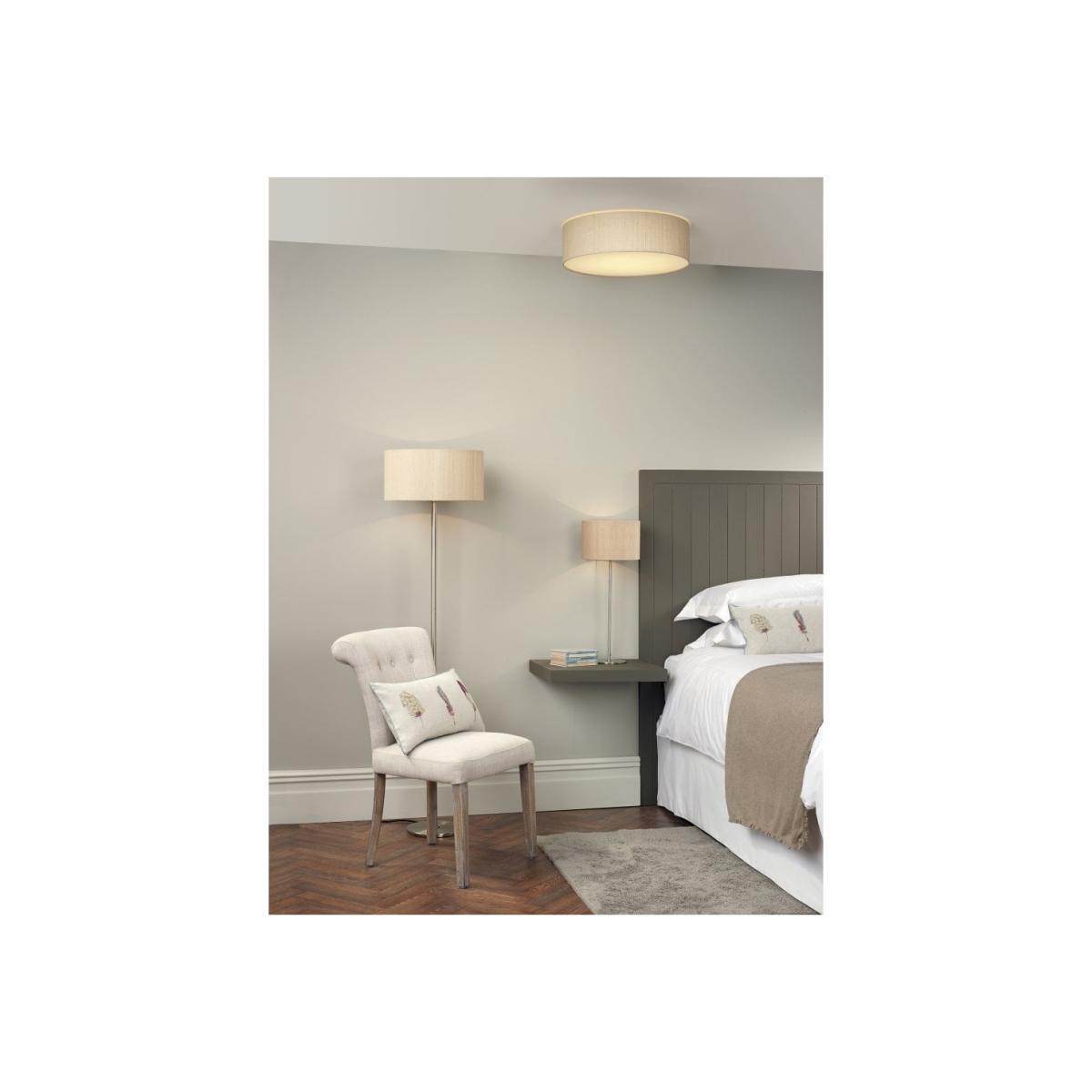 dar lighting TUS4046 Tuscan Table Lamp Satin Chrome Base Only – image 1
