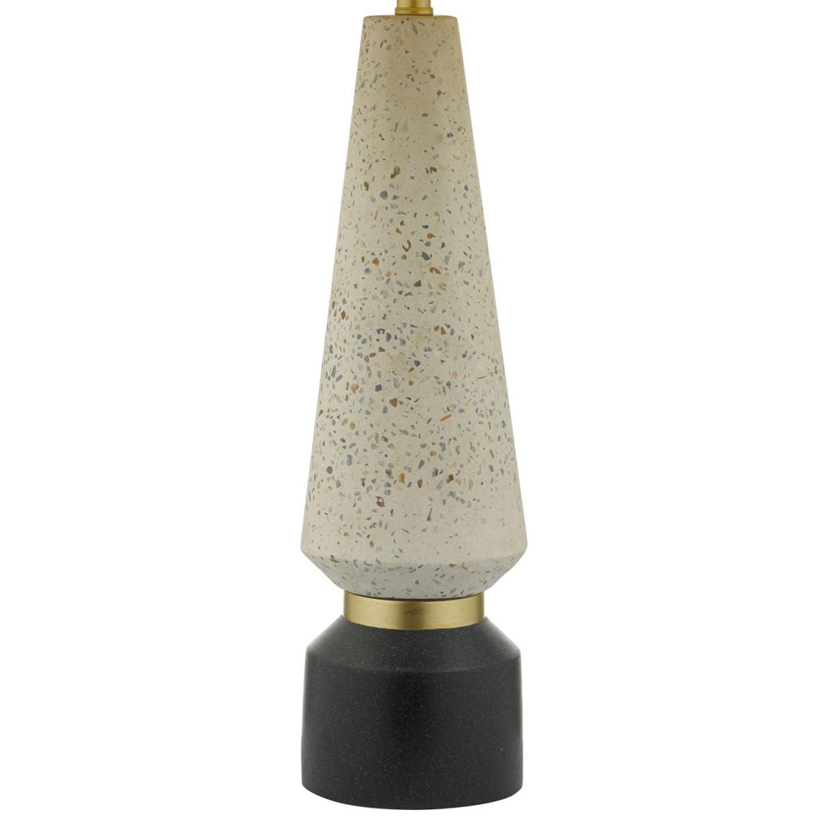 dar lighting ONO4255 Onora Table Lamp White and Black with Shade – image 2
