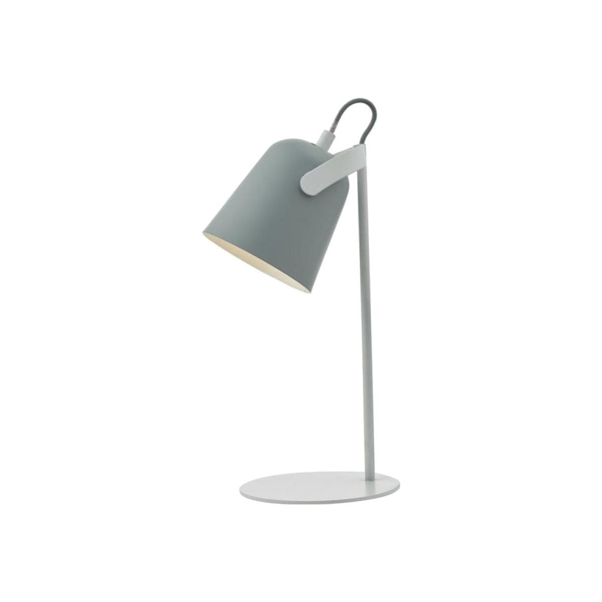 dar lighting EFF4139 Effie Table Lamp Soft Matt Grey and White