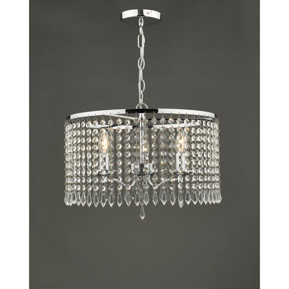 dar lighting JOL4338 Jolson Table Lamp Nickel Base Only – image 2