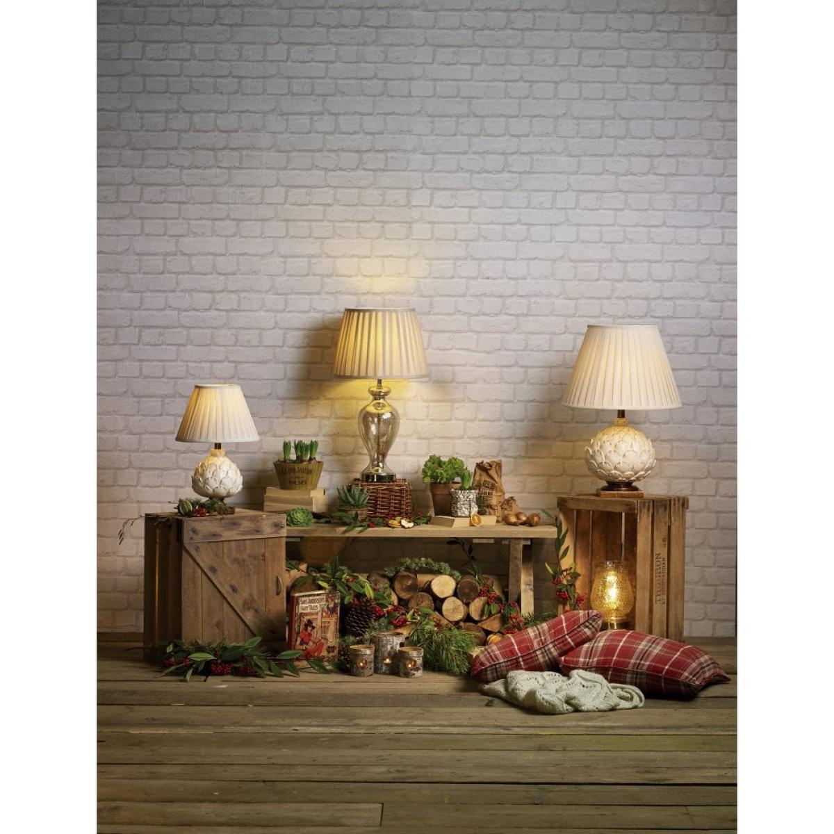 dar lighting LAY4233-X Layer Table Lamp Cream Large with Shade – image 2