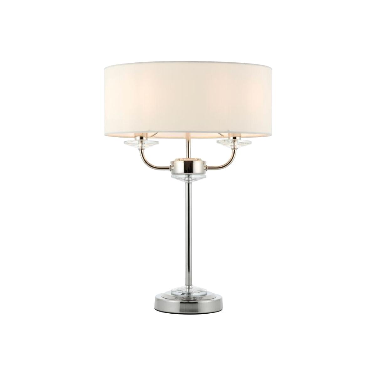 Hillston Table Lamp - Silver