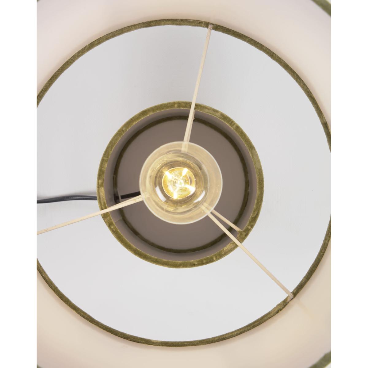 Eastend table lamp in green velvet UK adapter – image 5