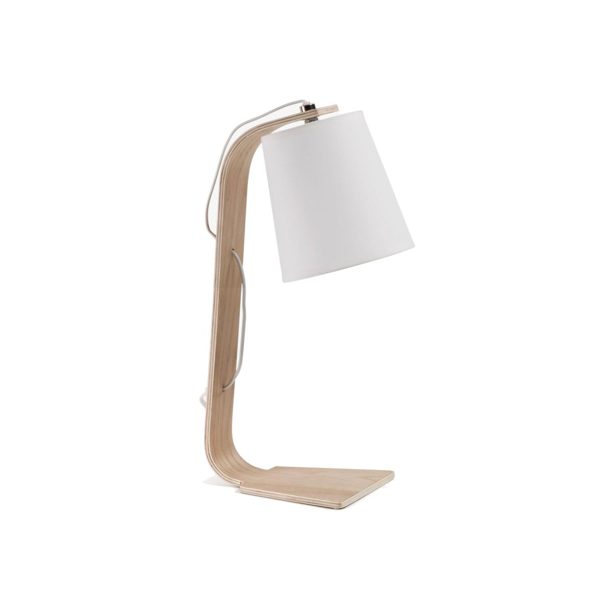 Repcy table lamp made of oak veener – image 1