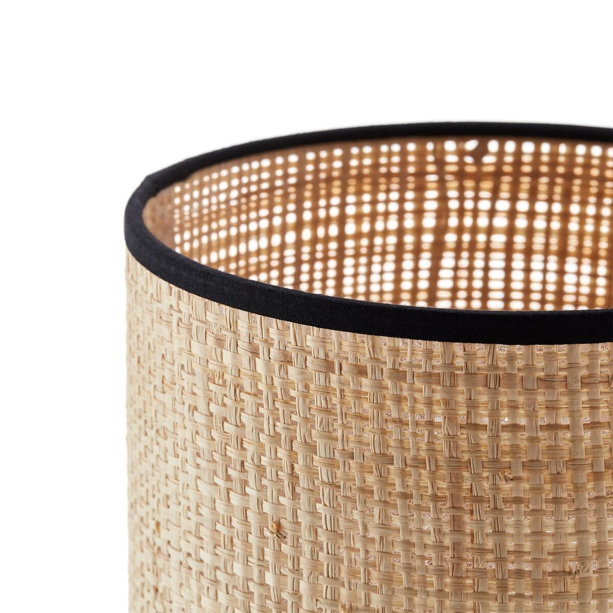 Elysa Raffia & Metal Table Lamp – image 4