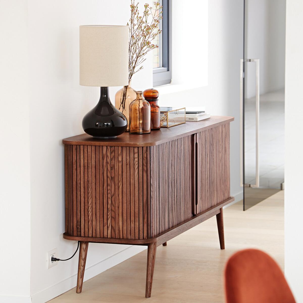Juna Glass & Linen Table Lamp – image 7