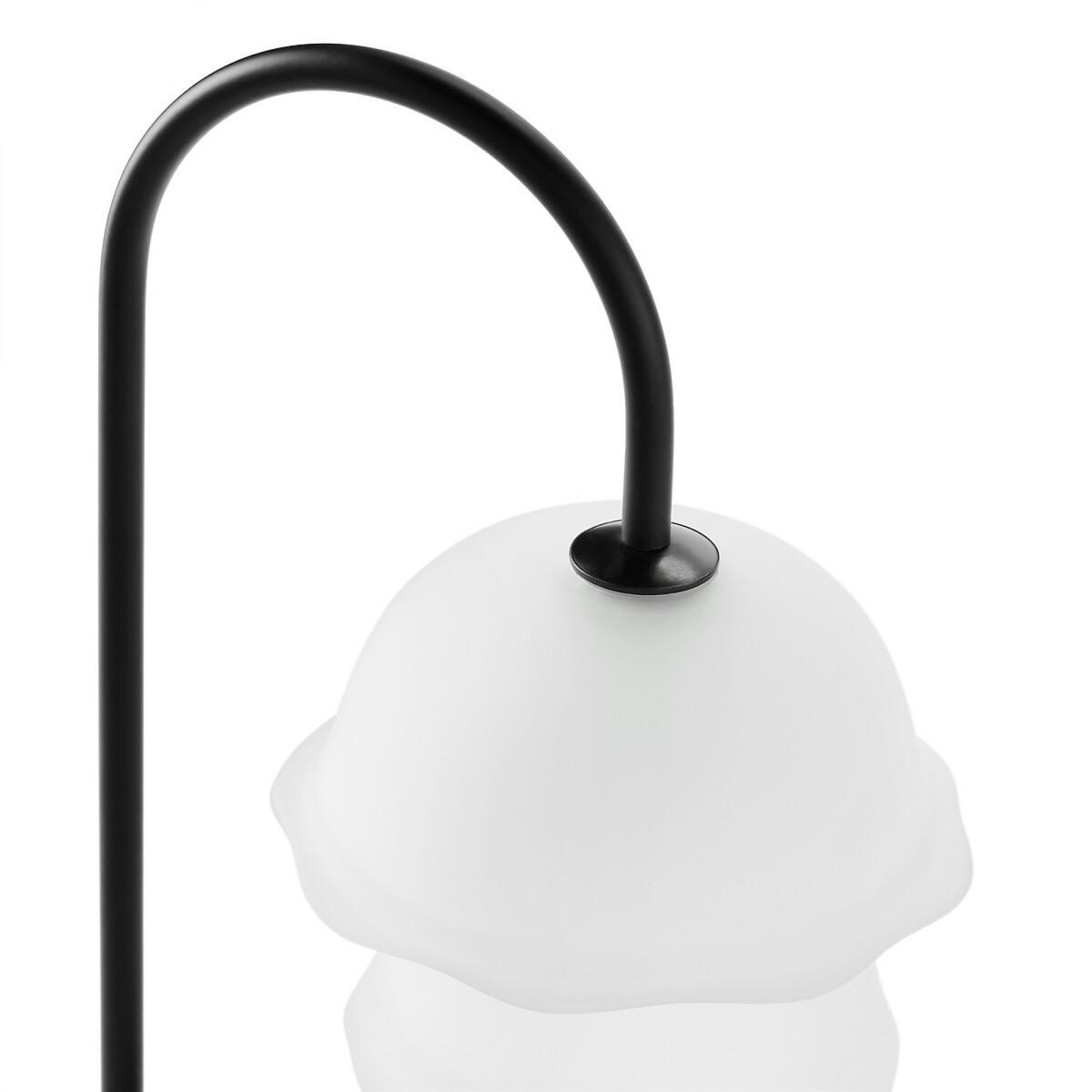 Linza Marble, Metal and Sandblasted Glass Table Lamp – image 3