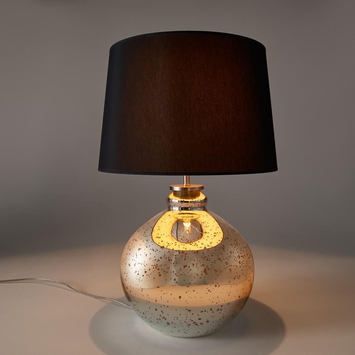 Elda Mercurised Glass Lamp Base – image 3