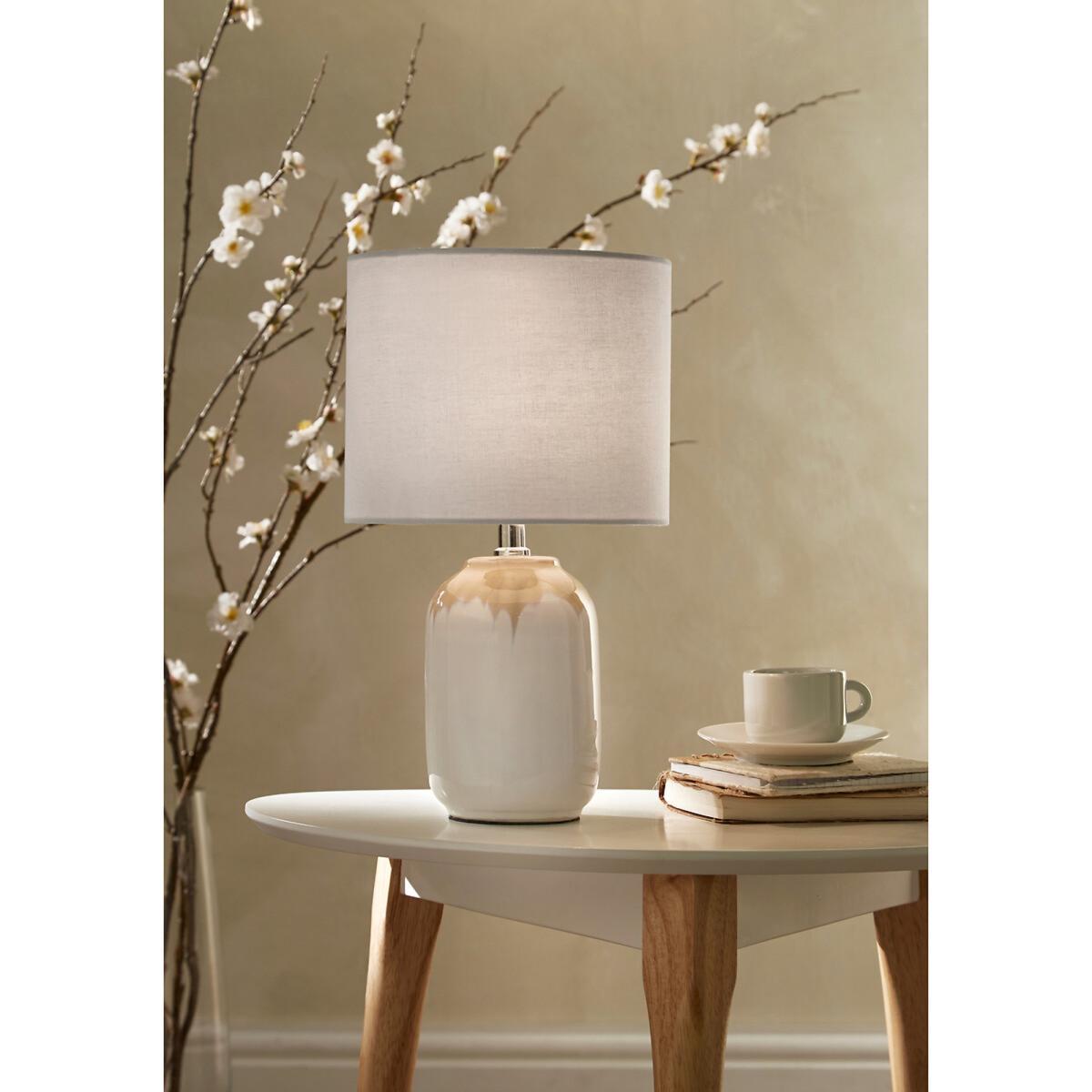 Hand Glazed Drip Effect Ceramic Table Lamp – image 2