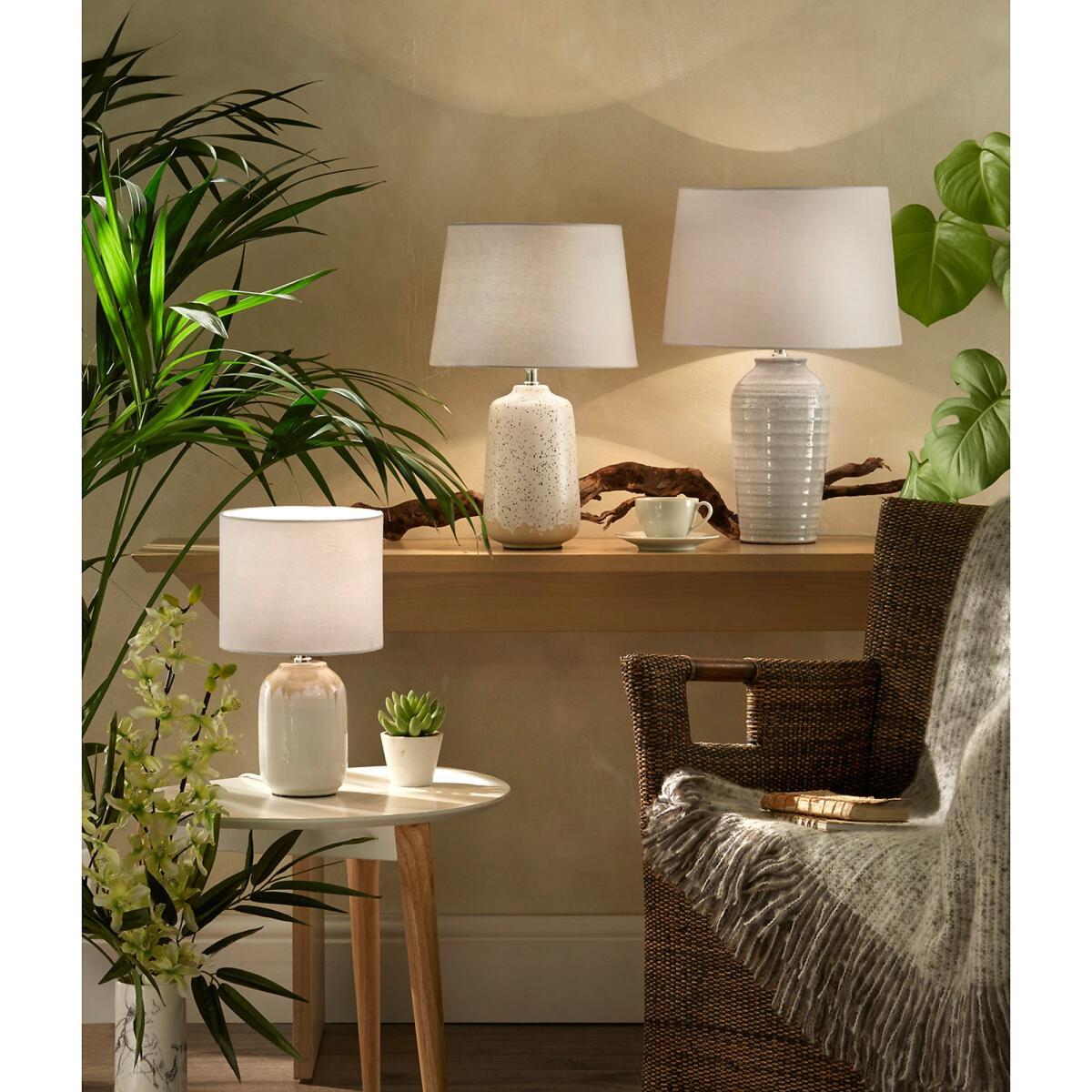 Hand Glazed Drip Effect Ceramic Table Lamp – image 3