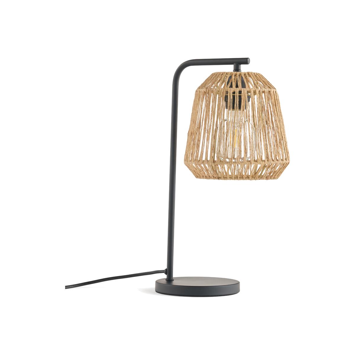 Yaku Metal and Hemp Table Lamp – image 1