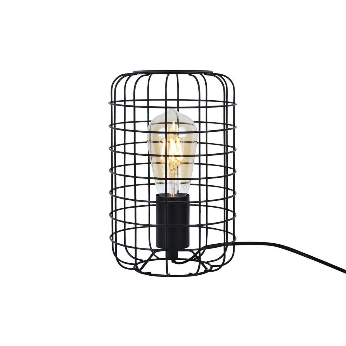 1 Light Industrial Cage Table Lamp – image 2