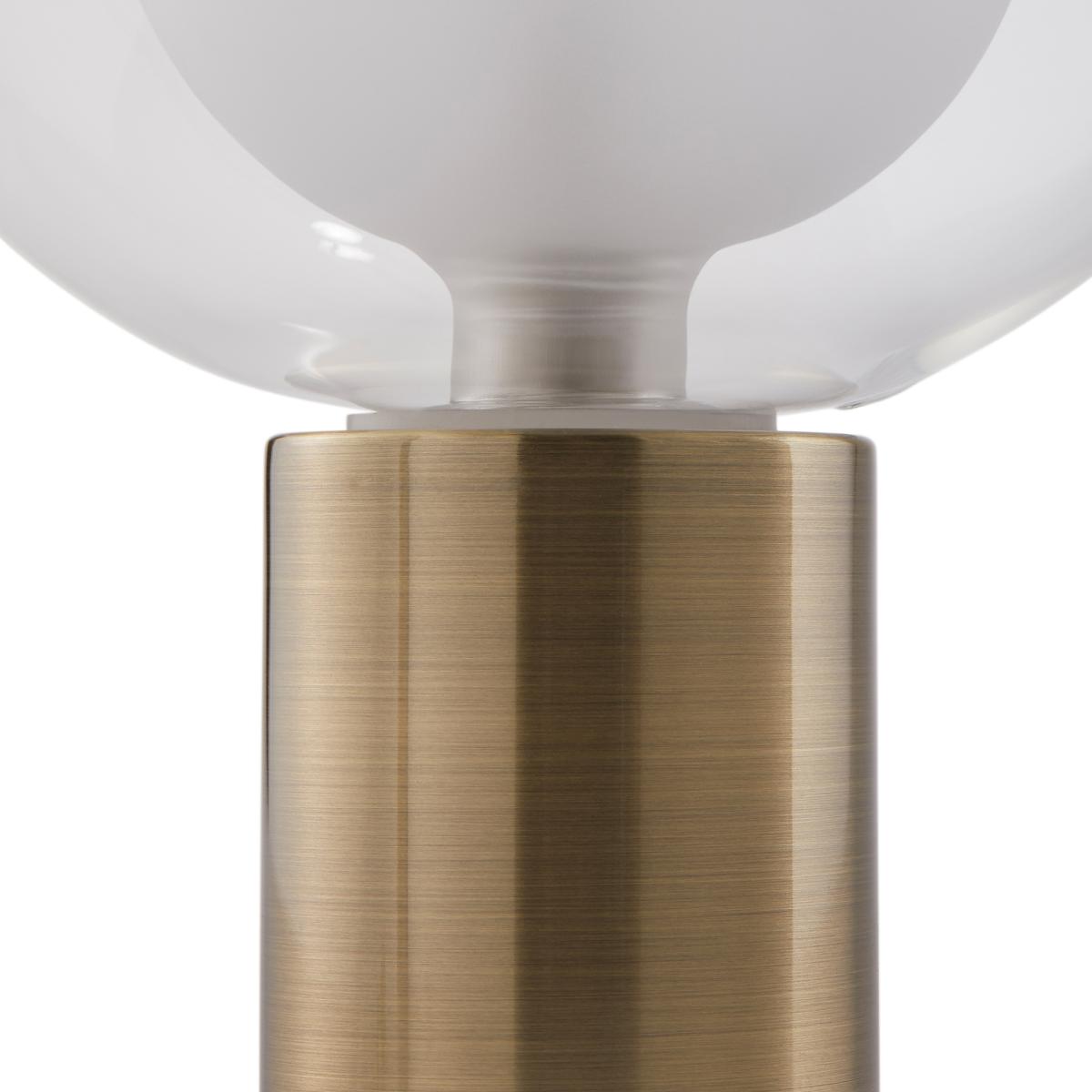 Arvin Brass & Glass Table Lamp – image 3