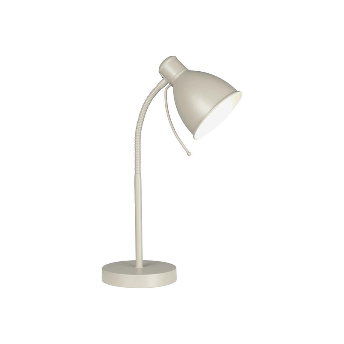 Scandi Cream Metal Desk Lamp