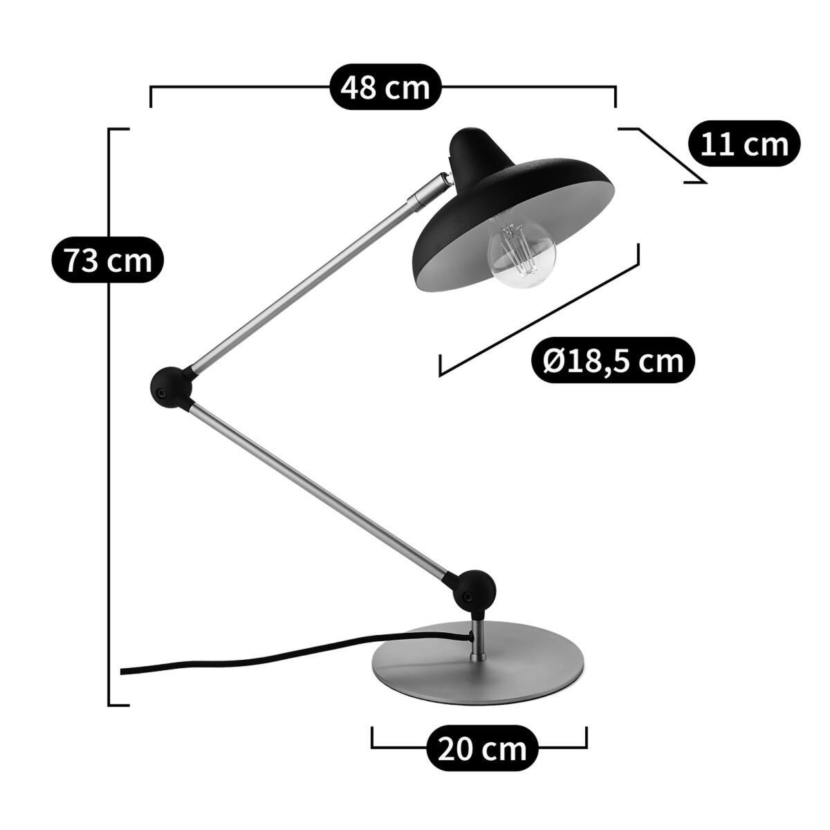 Oukoman Metal and Brass Articulated Lamp – image 5