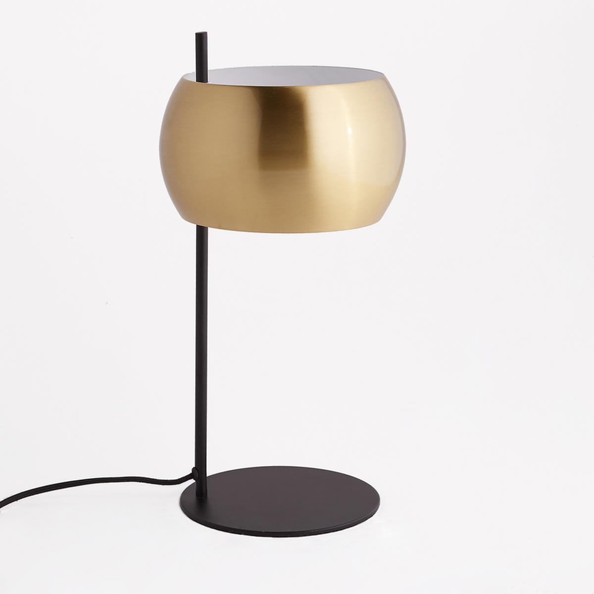 Elori Black Metal & Brass Table Lamp – image 1