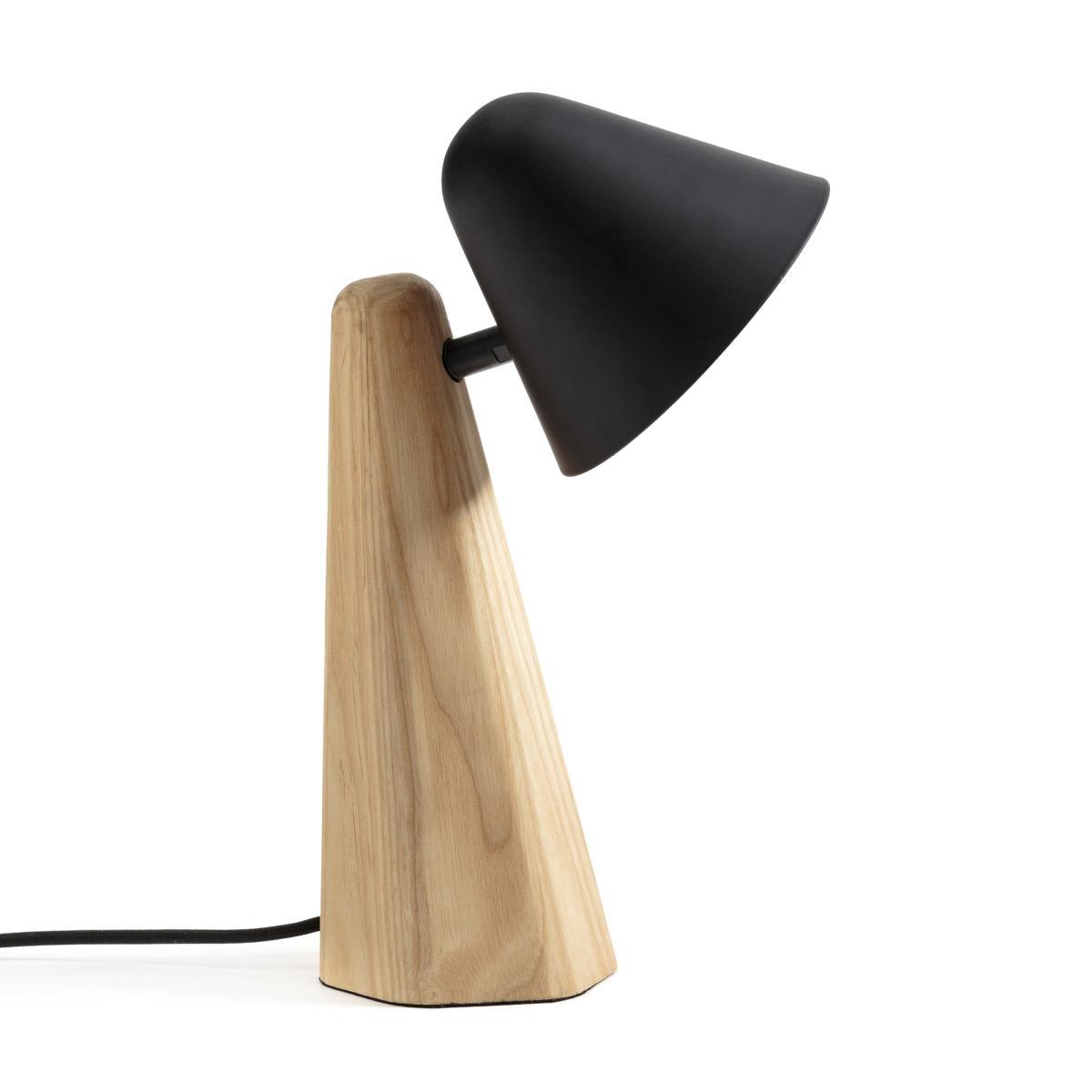 Cotapi Table Lamp in Ash Wood and Metal – image 4