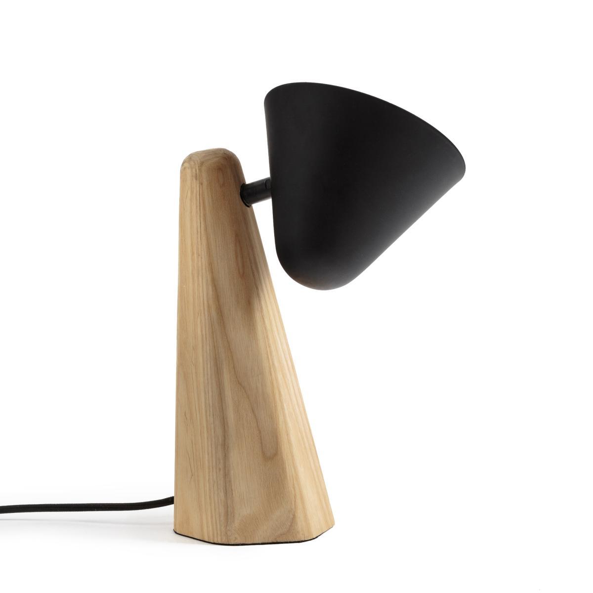 Cotapi Table Lamp in Ash Wood and Metal – image 5