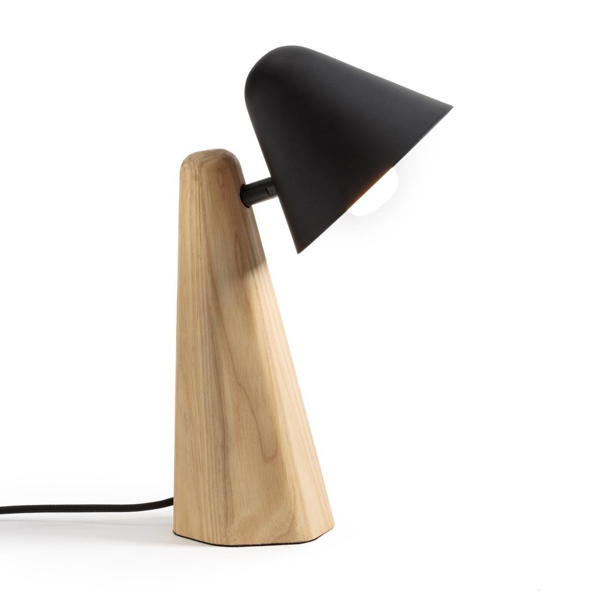 Cotapi Table Lamp in Ash Wood and Metal – image 6