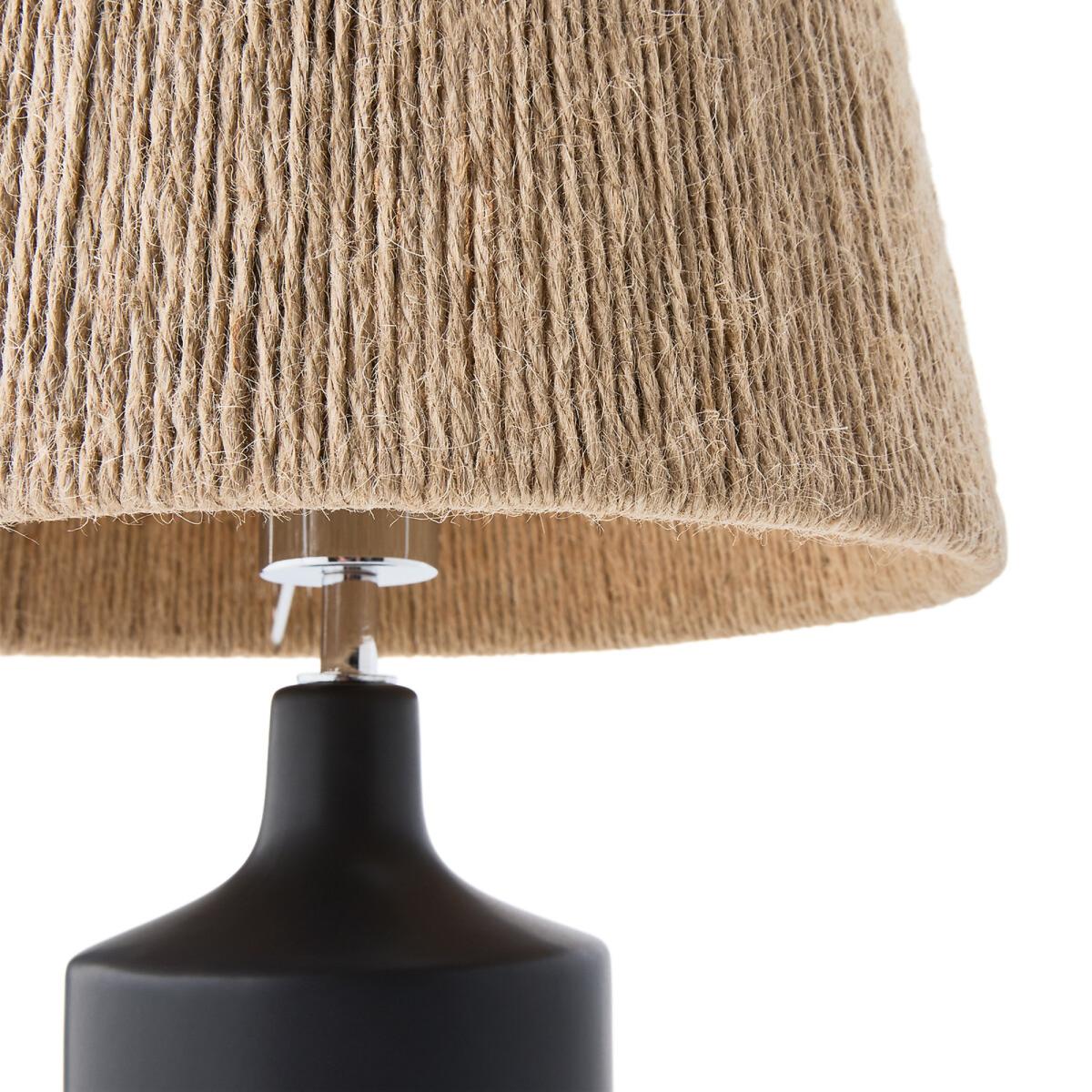 Yoru Ceramic and Hemp Table Lamp – image 3