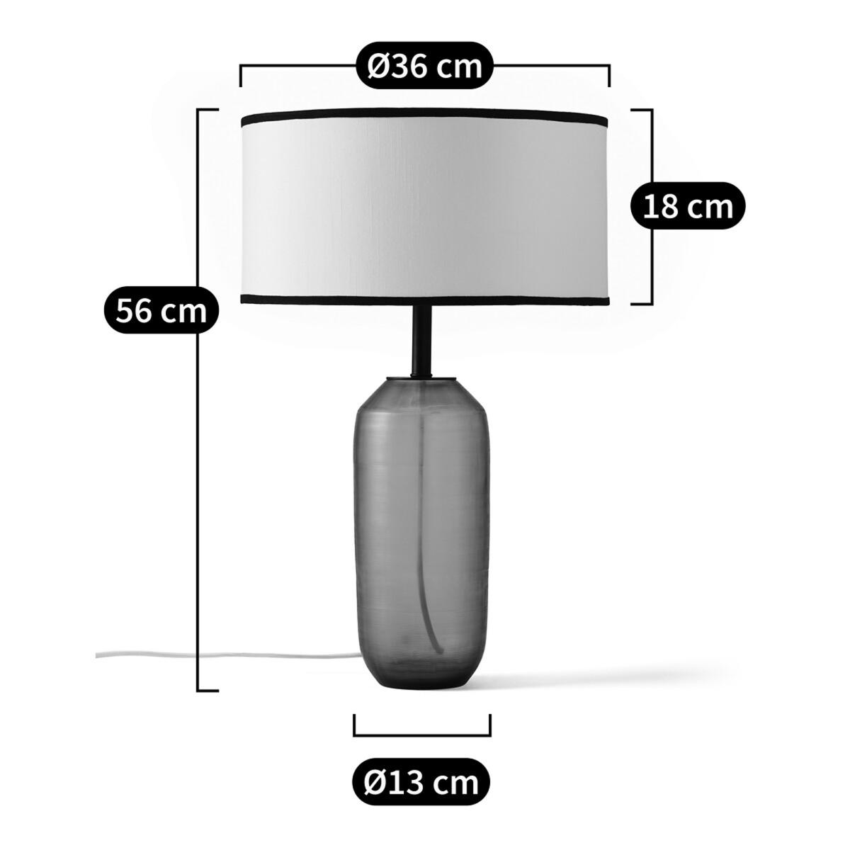 Gotuko Glass and Cotton Table Lamp – image 8